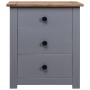 Mesita de noche de madera maciza pino estilo Panamá 46x40x57 cm de vidaXL, Mesitas de noche - Ref: Foro24-282653, Precio: 76,...