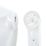 Maniquí de hombre completo base vidrio blanco brillante 185 cm de vidaXL, Maniquís - Ref: Foro24-142926, Precio: 198,04 €, De...