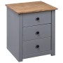 Mesita de noche de madera maciza pino estilo Panamá 46x40x57 cm de vidaXL, Mesitas de noche - Ref: Foro24-282653, Precio: 76,...