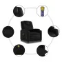 Schwarzer Massage-Liegestuhl aus Kunstleder von , Sessel - Ref: Foro24-372396, Preis: 218,34 €, Rabatt: %
