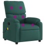 Sillón de masaje reclinable de tela verde oscuro de , Sillones - Ref: Foro24-373428, Precio: 192,50 €, Descuento: %