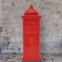 Red Stainless Vintage Style Aluminum Column Mailbox by vidaXL, mailboxes - Ref: Foro24-43891, Price: 374,13 €, Discount: %