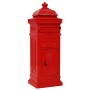 Buzón de columna de aluminio estilo vintage inoxidable rojo de vidaXL, Buzones de correo - Ref: Foro24-43891, Precio: 403,23 ...