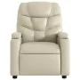 Cremefarbener Massagesessel aus Kunstleder von , Sessel - Ref: Foro24-372473, Preis: 234,20 €, Rabatt: %