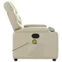 Cremefarbener Massagesessel aus Kunstleder von , Sessel - Ref: Foro24-372473, Preis: 234,20 €, Rabatt: %