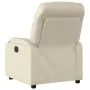 Cremefarbener Massagesessel aus Kunstleder von , Sessel - Ref: Foro24-372473, Preis: 234,20 €, Rabatt: %
