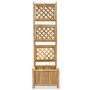 Jardinera de jardín con enrejado bambú 40 cm de vidaXL, Maceteros y jardineras - Ref: Foro24-43713, Precio: 50,59 €, Descuent...