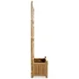 Garden planter with bamboo trellis 40 cm by vidaXL, Pots and planters - Ref: Foro24-43713, Price: 50,31 €, Discount: %