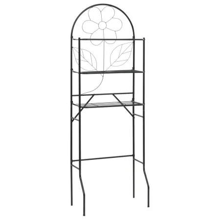 Estante para inodoro negro 60x33x174 cm de vidaXL, Toalleros - Ref: Foro24-246722, Precio: 40,91 €, Descuento: %