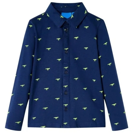 Camisa infantil azul marino 104 de , Camisetas para niños - Ref: Foro24-13270, Precio: 9,86 €, Descuento: %