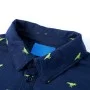 Camisa infantil azul marino 104 de , Camisetas para niños - Ref: Foro24-13270, Precio: 9,86 €, Descuento: %