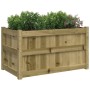 Jardineras de exterior 2 unidades madera impregnada de pino de , Maceteros y jardineras - Ref: Foro24-837468, Precio: 154,53 ...