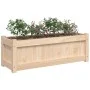 Jardinera de madera maciza de pino 90x31x31 cm de , Maceteros y jardineras - Ref: Foro24-837449, Precio: 44,83 €, Descuento: %