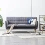 Sofá de 3 plazas tapizado de tela gris claro 172x70x82 cm de , Sofás - Ref: Foro24-247129, Precio: 256,01 €, Descuento: %