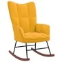 Senfgelber Schaukelstuhl aus Samt von , Schaukelstühle - Ref: Foro24-328146, Preis: 108,15 €, Rabatt: %