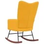 Senfgelber Schaukelstuhl aus Samt von , Schaukelstühle - Ref: Foro24-328146, Preis: 108,15 €, Rabatt: %