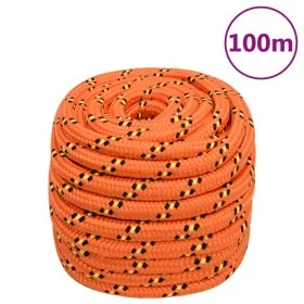 Cuerda de barco polipropileno naranja 20 mm 100 m de , Sogas y cuerdas metálicas - Ref: Foro24-152687, Precio: 128,97 €, Desc...