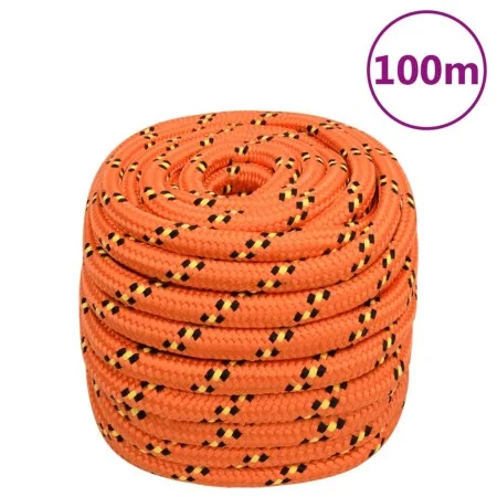 Cuerda de barco polipropileno naranja 20 mm 100 m de , Sogas y cuerdas metálicas - Ref: Foro24-152687, Precio: 128,97 €, Desc...
