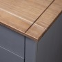 Mesita de noche de madera maciza pino estilo Panamá 46x40x57 cm de vidaXL, Mesitas de noche - Ref: Foro24-282653, Precio: 76,...