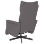 Sillón reclinable de masaje con reposapiés cuero sintético gris de , Sillones - Ref: Foro24-356595, Precio: 226,62 €, Descuen...