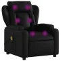 Sillón de masaje reclinable cuero sintético negro de , Sillones - Ref: Foro24-372434, Precio: 248,13 €, Descuento: %