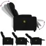 Sillón de masaje reclinable cuero sintético negro de , Sillones - Ref: Foro24-372434, Precio: 248,13 €, Descuento: %