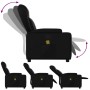 Sillón de masaje reclinable cuero sintético negro de , Sillones - Ref: Foro24-372434, Precio: 256,60 €, Descuento: %