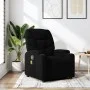 Sillón reclinable de masaje de tela negro de , Sillones - Ref: Foro24-372455, Precio: 203,30 €, Descuento: %