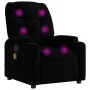 Sillón reclinable de masaje de tela negro de , Sillones - Ref: Foro24-372455, Precio: 203,30 €, Descuento: %