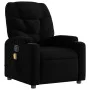 Sillón reclinable de masaje de tela negro de , Sillones - Ref: Foro24-372455, Precio: 203,30 €, Descuento: %