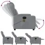 Massagesessel aus hellgrauem Stoff von , Sessel - Ref: Foro24-372415, Preis: 256,63 €, Rabatt: %