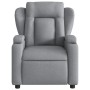Sillón reclinable de masaje de tela gris claro de , Sillones - Ref: Foro24-372415, Precio: 264,54 €, Descuento: %