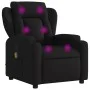 Sillón reclinable de masaje de tela negro de , Sillones - Ref: Foro24-372417, Precio: 233,09 €, Descuento: %