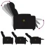 Sillón reclinable de masaje de tela negro de , Sillones - Ref: Foro24-372417, Precio: 233,09 €, Descuento: %