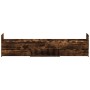 Estructura de cama con cabecero piecero roble ahumado 90x190cm de , Camas y somieres - Ref: Foro24-3203814, Precio: 170,91 €,...