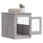 Jaula para perros madera de ingeniería gris Sonoma 55x80x68 cm de , Casetas para perros - Ref: Foro24-838328, Precio: 89,27 €...