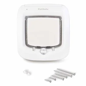 PetSafe Gatera de microchip blanca PPA19-16145 de PetSafe, Puertas para animales domésticos - Ref: Foro24-422155, Precio: 94,...