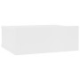 Mesita de noche flotante madera contrachapada blanco 40x30x15cm de vidaXL, Mesitas de noche - Ref: Foro24-800306, Precio: 39,...