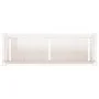 Jardinera de madera maciza de pino blanca 90x31x31 cm de , Maceteros y jardineras - Ref: Foro24-837451, Precio: 55,81 €, Desc...