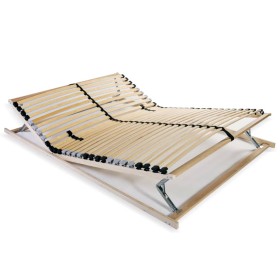 Somier de láminas con 28 listones 7 regiones 120x200 cm de vidaXL, Camas y somieres - Ref: Foro24-246459, Precio: 151,83 €, D...