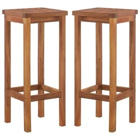 Taburetes de cocina 2 unidades madera maciza de acacia de , Sillas de jardín - Ref: Foro24-44016, Precio: 88,22 €, Descuento: %