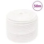 Cuerda de barco polipropileno blanco intenso 12 mm 50 m de , Sogas y cuerdas metálicas - Ref: Foro24-152565, Precio: 30,30 €,...