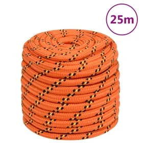 Cuerda de barco polipropileno naranja 18 mm 25 m de , Sogas y cuerdas metálicas - Ref: Foro24-152682, Precio: 34,85 €, Descue...