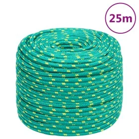 Cuerda de barco polipropileno verde 8 mm 25 m de , Sogas y cuerdas metálicas - Ref: Foro24-152713, Precio: 13,55 €, Descuento: %