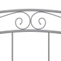 Estructura de cama de metal gris 160x200 cm de , Camas y somieres - Ref: Foro24-325002, Precio: 143,32 €, Descuento: %