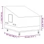 Cubierta para sillón de jardín Oxford 600D beige 79x97x48/74 cm de , Fundas para muebles de jardín - Ref: Foro24-359669, Prec...
