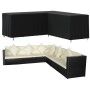 Cubierta de sofá en forma de L Oxford 420D negro 254x254x80 cm de , Fundas para muebles de jardín - Ref: Foro24-359657, Preci...