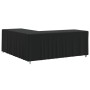 Cubierta de sofá en forma de L Oxford 420D negro 254x254x80 cm de , Fundas para muebles de jardín - Ref: Foro24-359657, Preci...