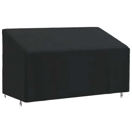 Cubierta de banco de 3 plazas Oxford 420D negro 175x85x68/94 cm de , Fundas para muebles de jardín - Ref: Foro24-359660, Prec...