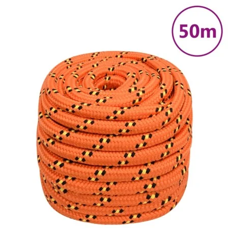 Cuerda de barco polipropileno naranja 20 mm 50 m de , Sogas y cuerdas metálicas - Ref: Foro24-152686, Precio: 66,99 €, Descue...
